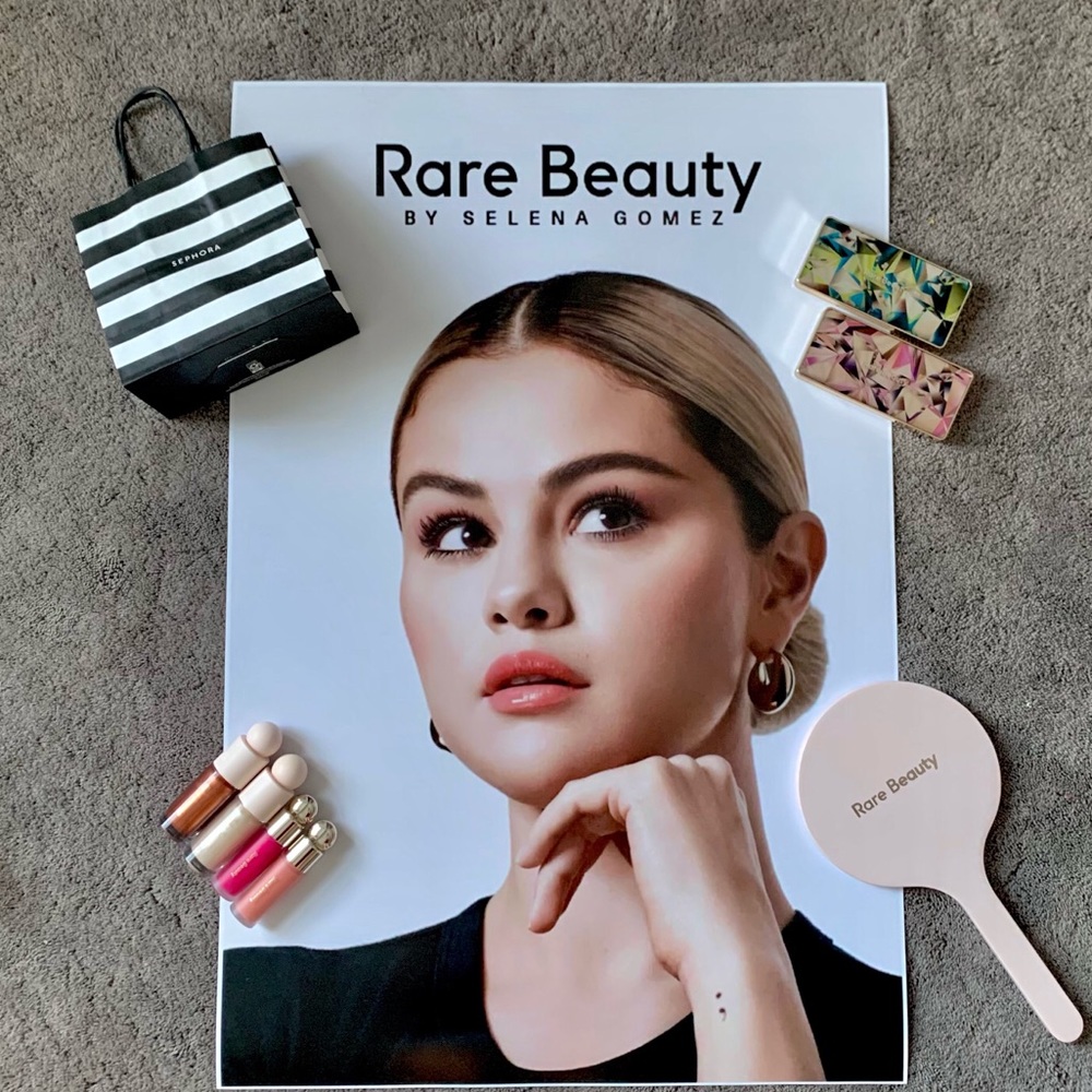 Selena Gomez Rare Beauty Sephora promo poster